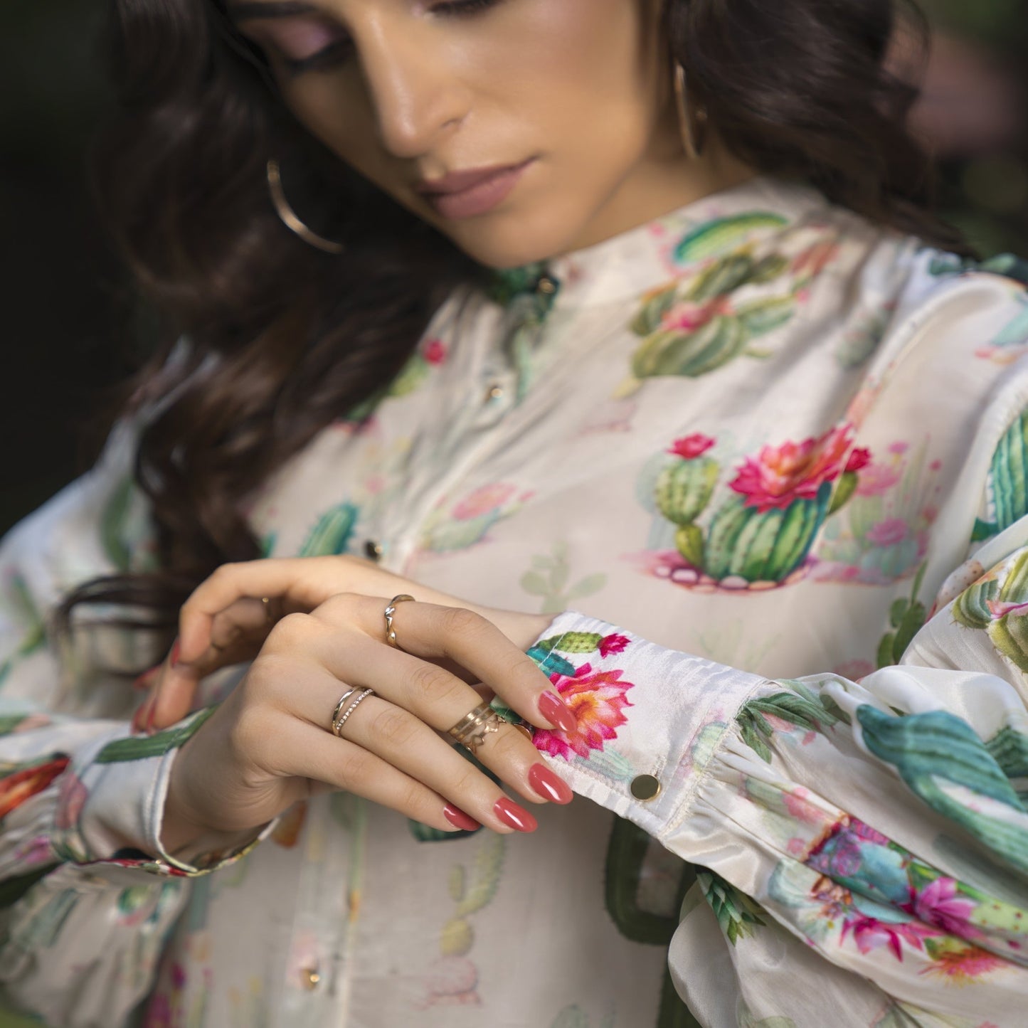 Printed buttoned shirt - ZYA INDIA