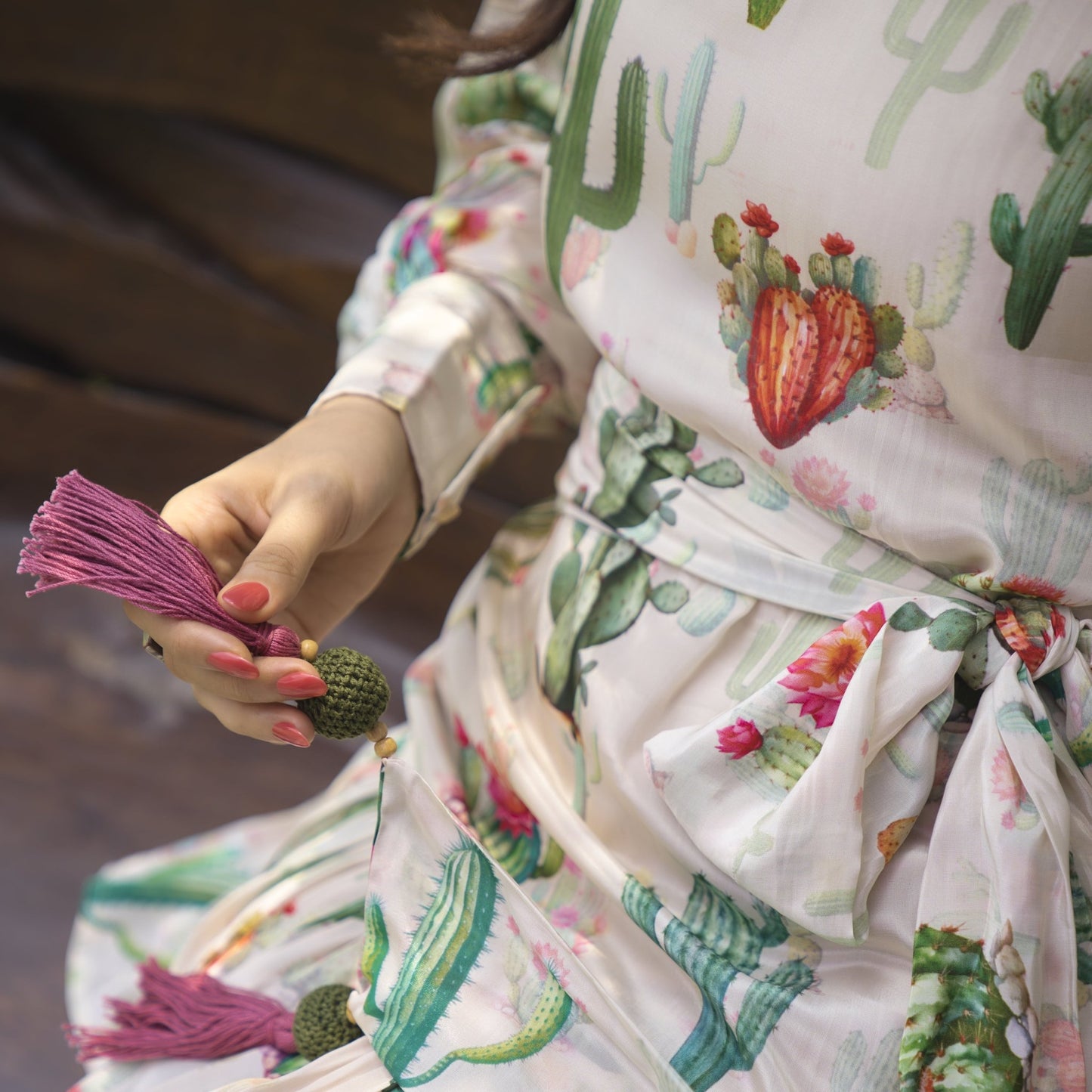 Printed short dress - ZYA INDIA