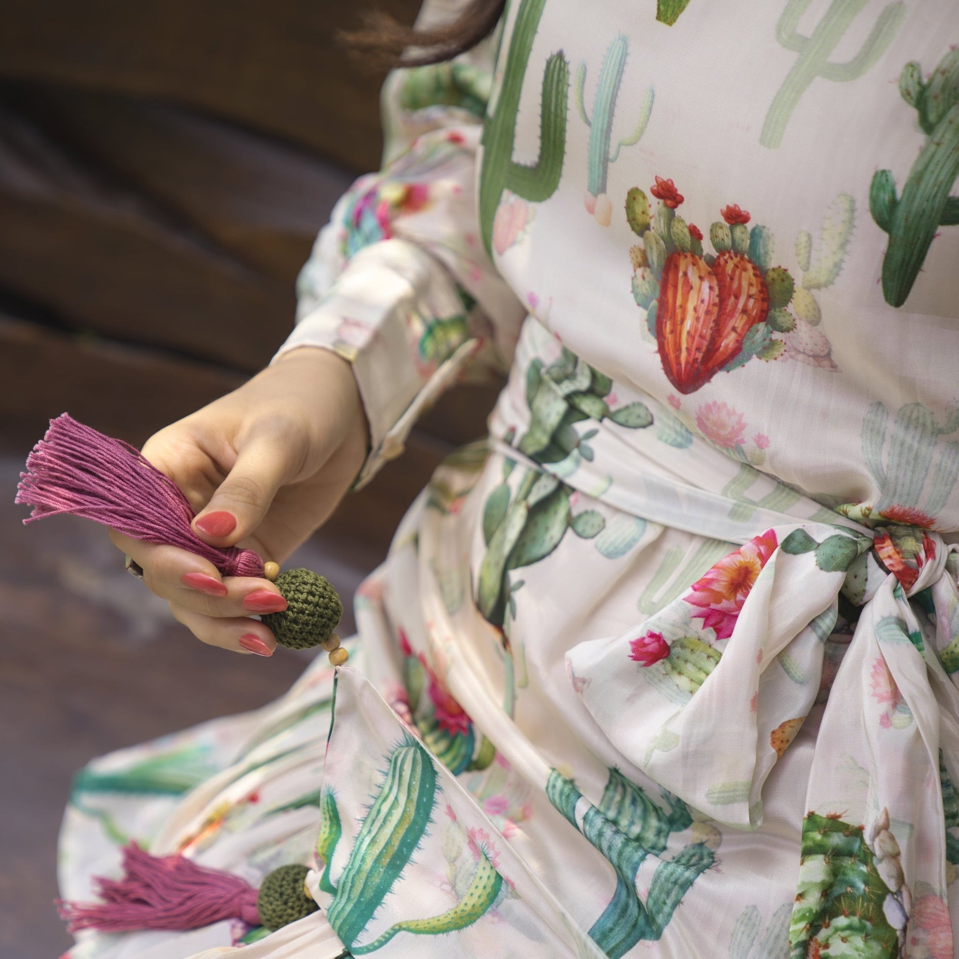 Printed short dress - ZYA INDIA