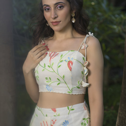 Crop Top and Shorts Set
