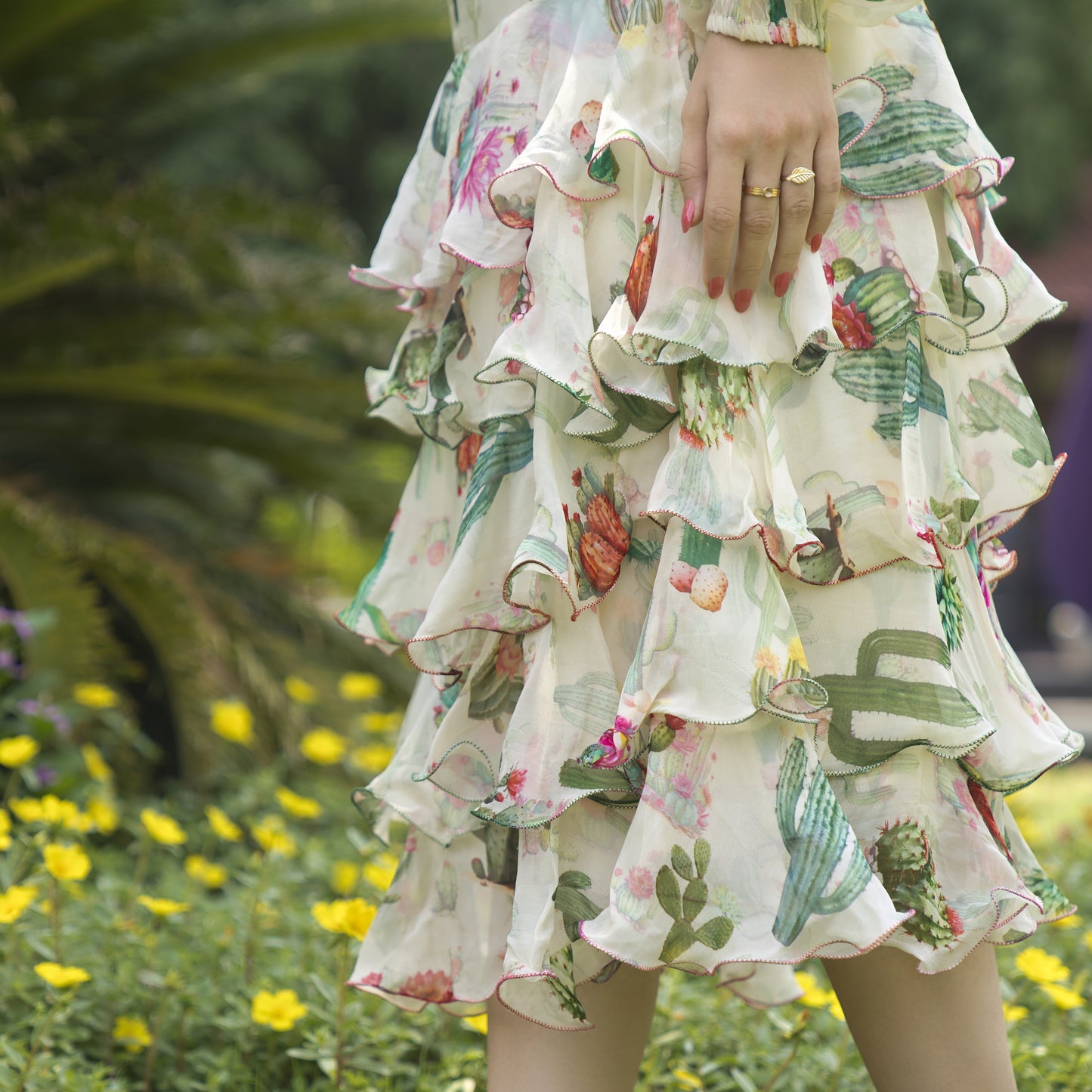 Organza Skirt Coord Set